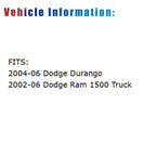 4WD Front Drive Shaft CV Joint Repair Kit for Dodge Ram 1500 (1994-2001)