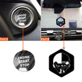 Carbon Fiber Engine Start Stop Button Cover for LEXUS IS ES GS NX RX LX RC (2016)