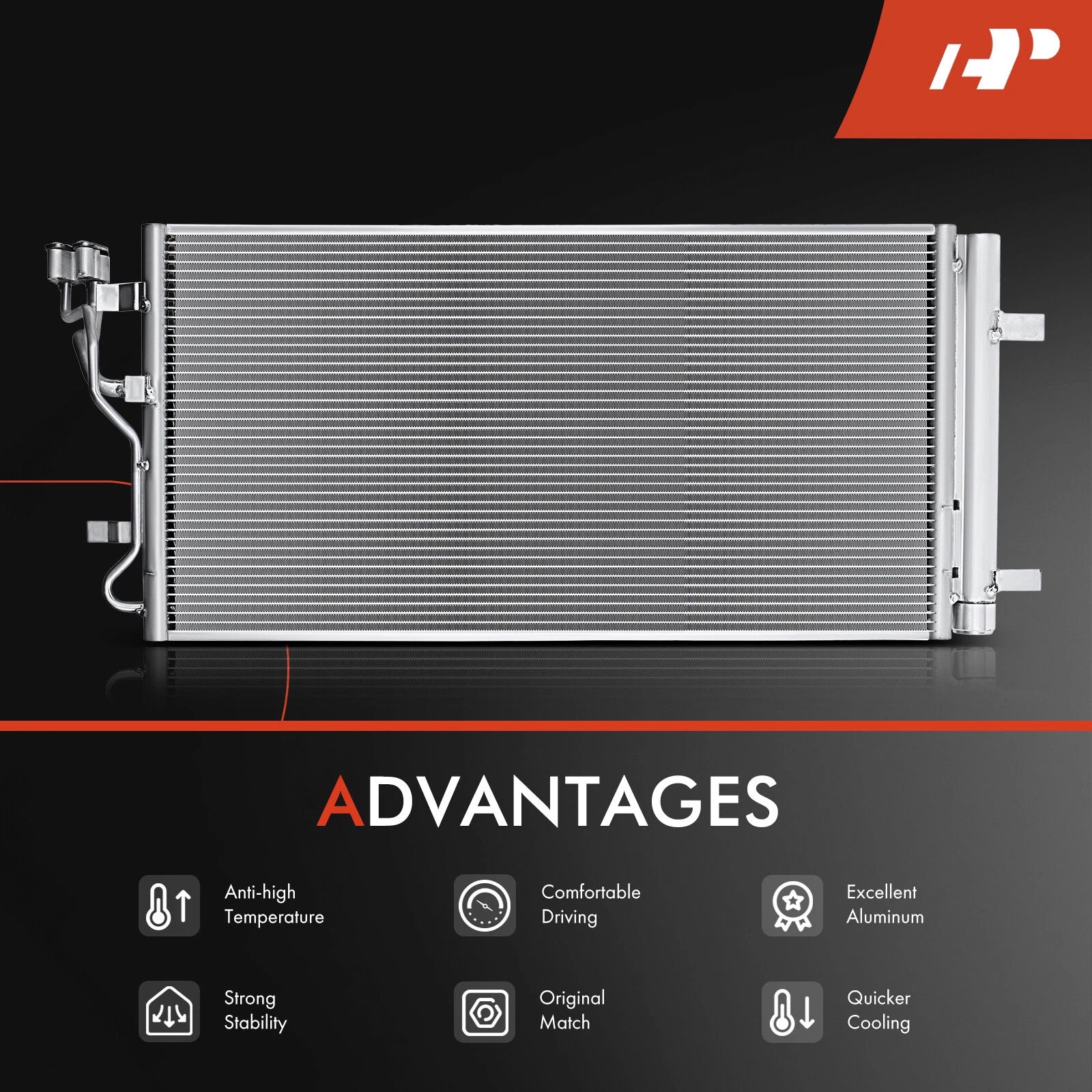 A/C Condenser with Receiver Drier for Kia Soul (2020-2021)