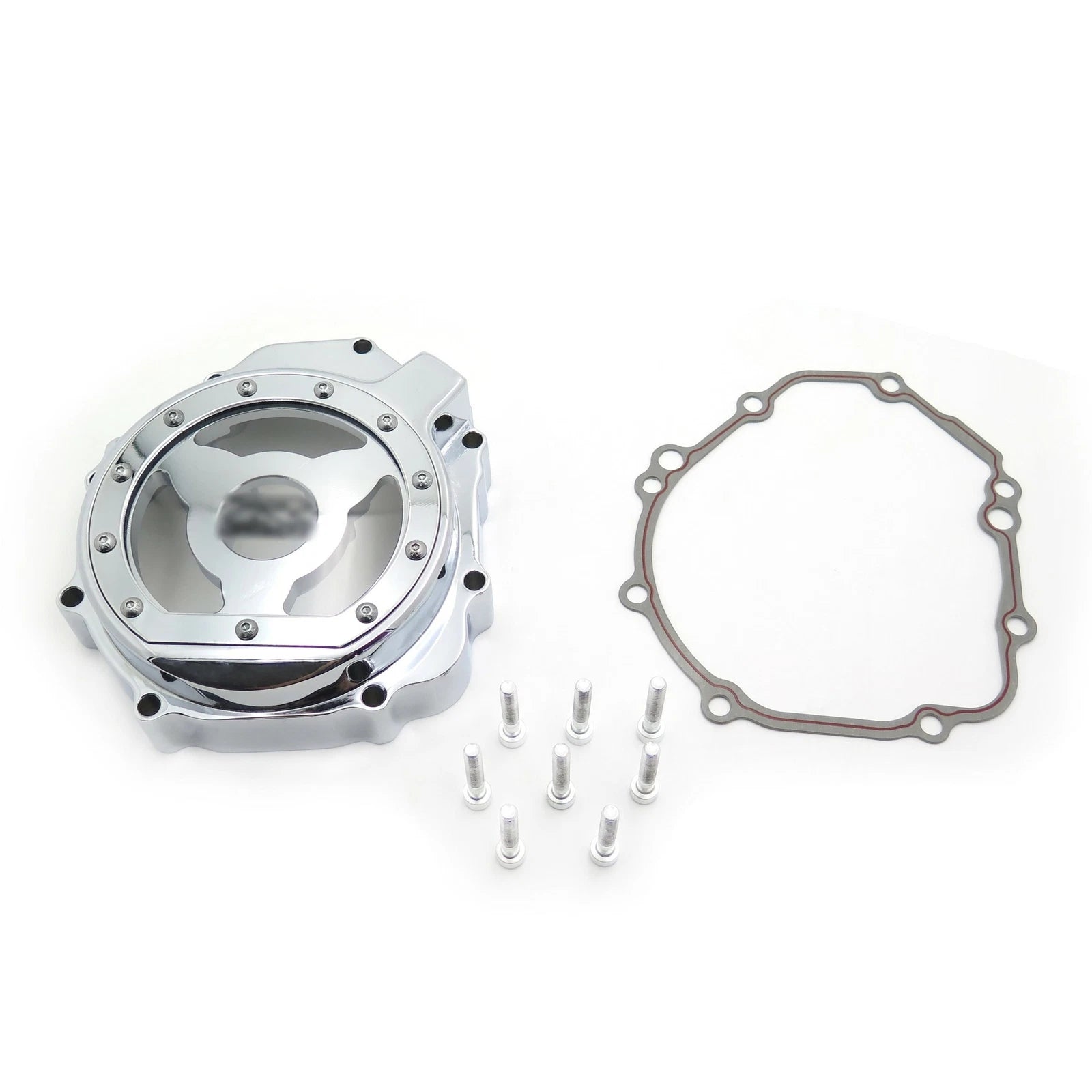 Engine Stator Cover for Suzuki GSXR 1000 (2005–2008) Chrome with Gasket