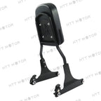 Matte Black Detachable Backrest Sissy Bar for Harley FLSTC/FLSTS (2000–2023)