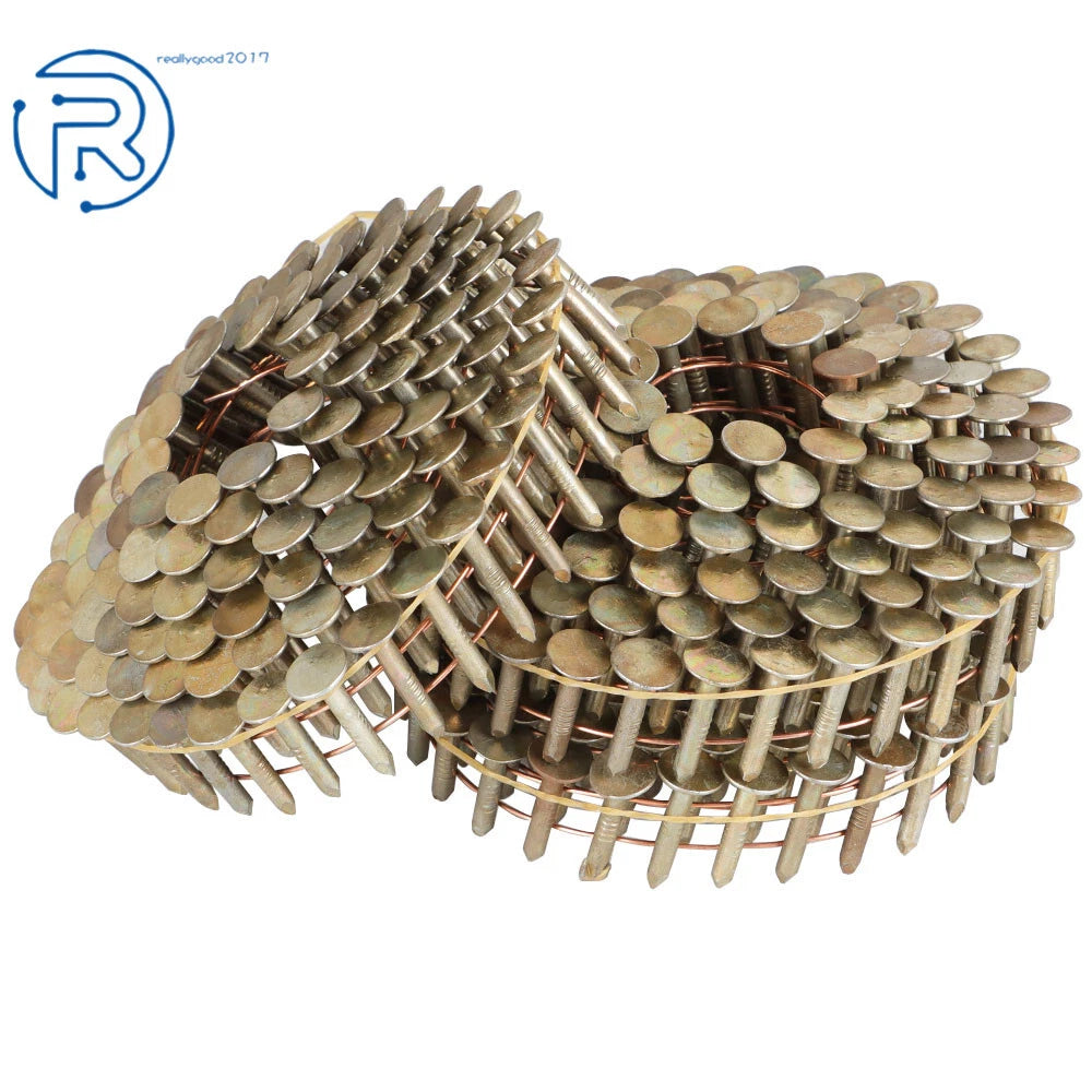 Set of 3600 Roofing Nails 3/4" Smooth Galvanized Shank 15 Degree