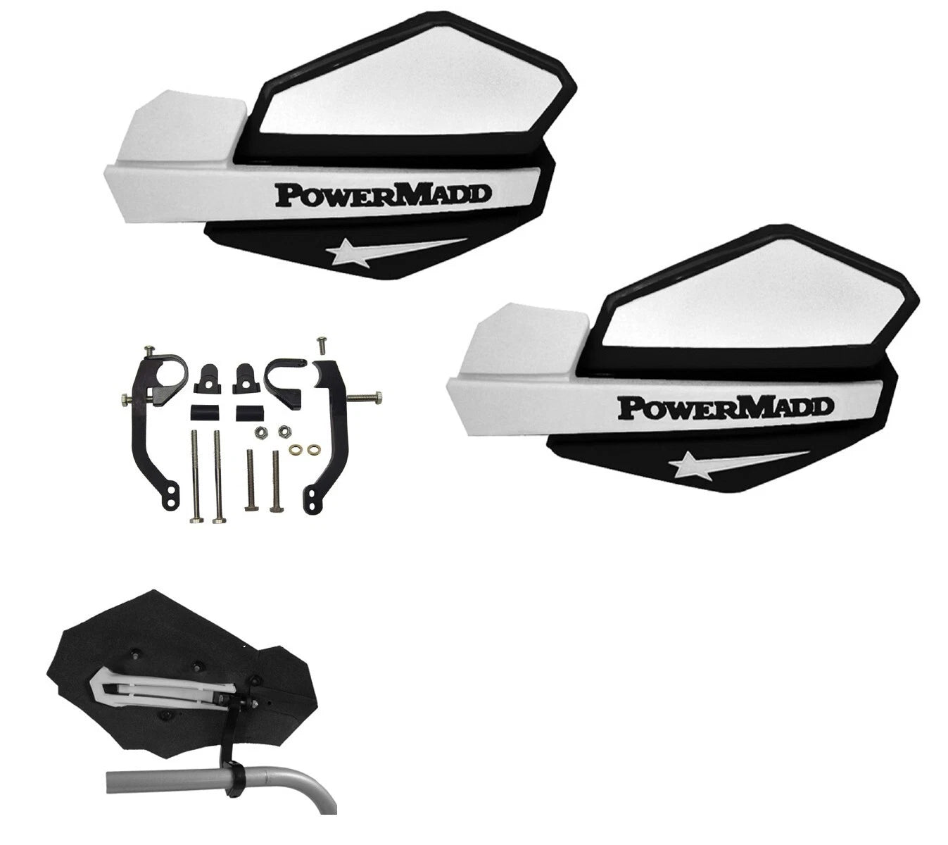 PowerMadd Star Series Hand Guard Race Flare for DS 450 DS 650 (2008–2023)