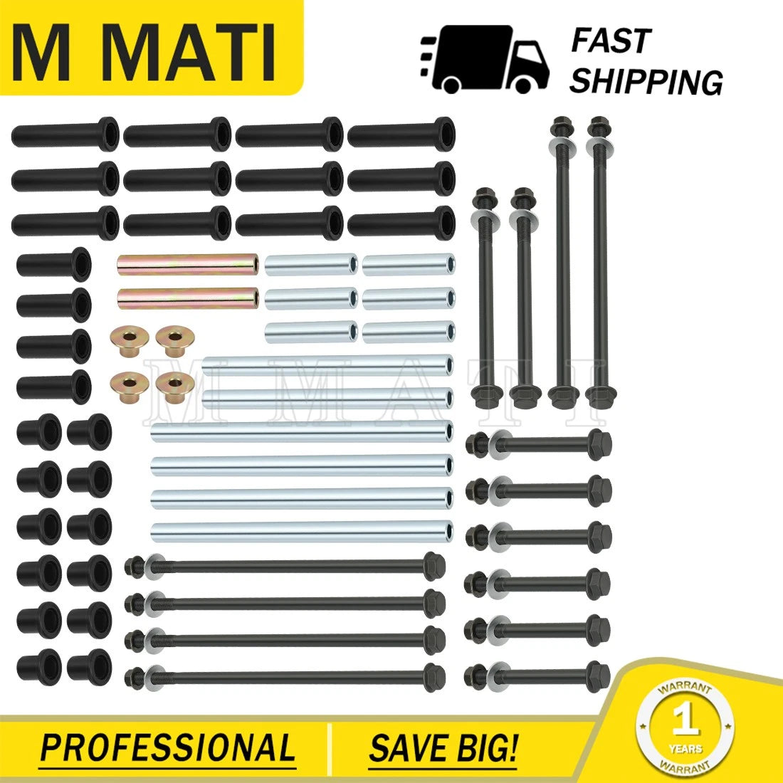 A-Arm Bushing Bolt Kit for Polaris RZR 800 S (2011–2014)