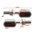 Mini LED Rear Turn Signal Lights for Harley Touring Dyna