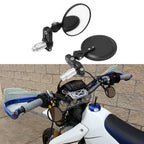 7/8" Handle Bar End Rearview Side Mirrors for Harley Honda Suzuki (Universal)