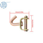12 Pack 2 Inch Swivel J Tow Hooks for Car Hauler (Fits )