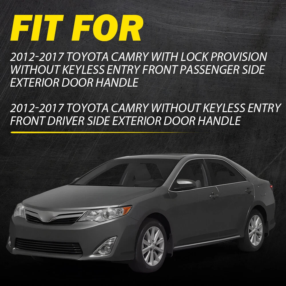 Front Left Door Handle for Toyota Camry (2012–2017) - Magnetic Gray Metallic