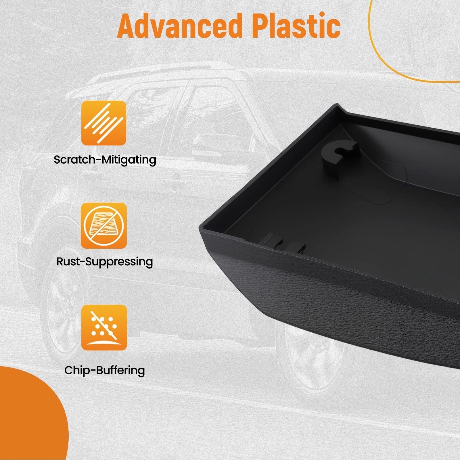 Black Fuel Fill Door for Ford Transit 150/250/350 HD (2015–2023)