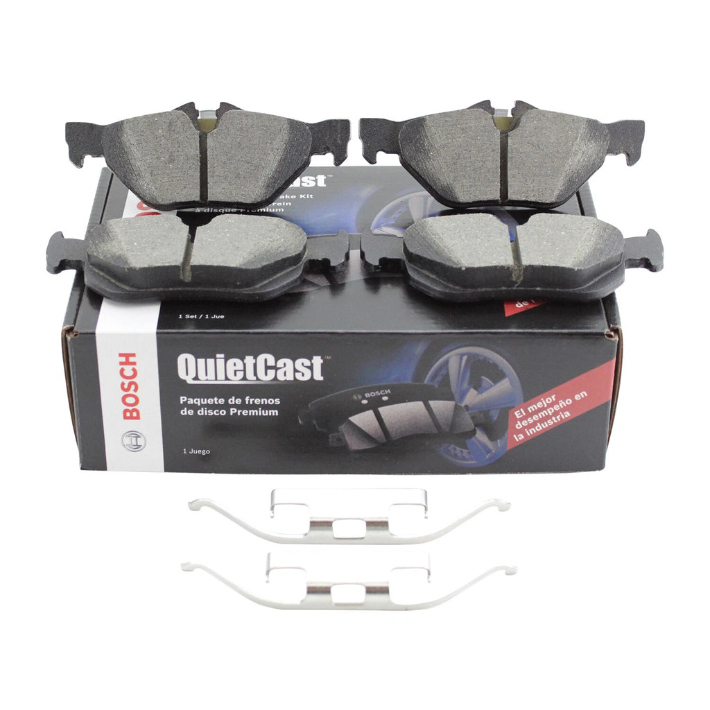 Set of 4 Bosch QuietCast Rear Ceramic Brake Pads for BMW E82 E88 E84 E90 E91 E92 E93