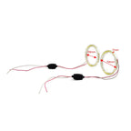 70MM LED Halo Ring Fog Headlights for Universal Car 12V
