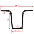 1 1/4" 18" Rise Ape Hanger Handlebar for Harley FLST Sportster XL