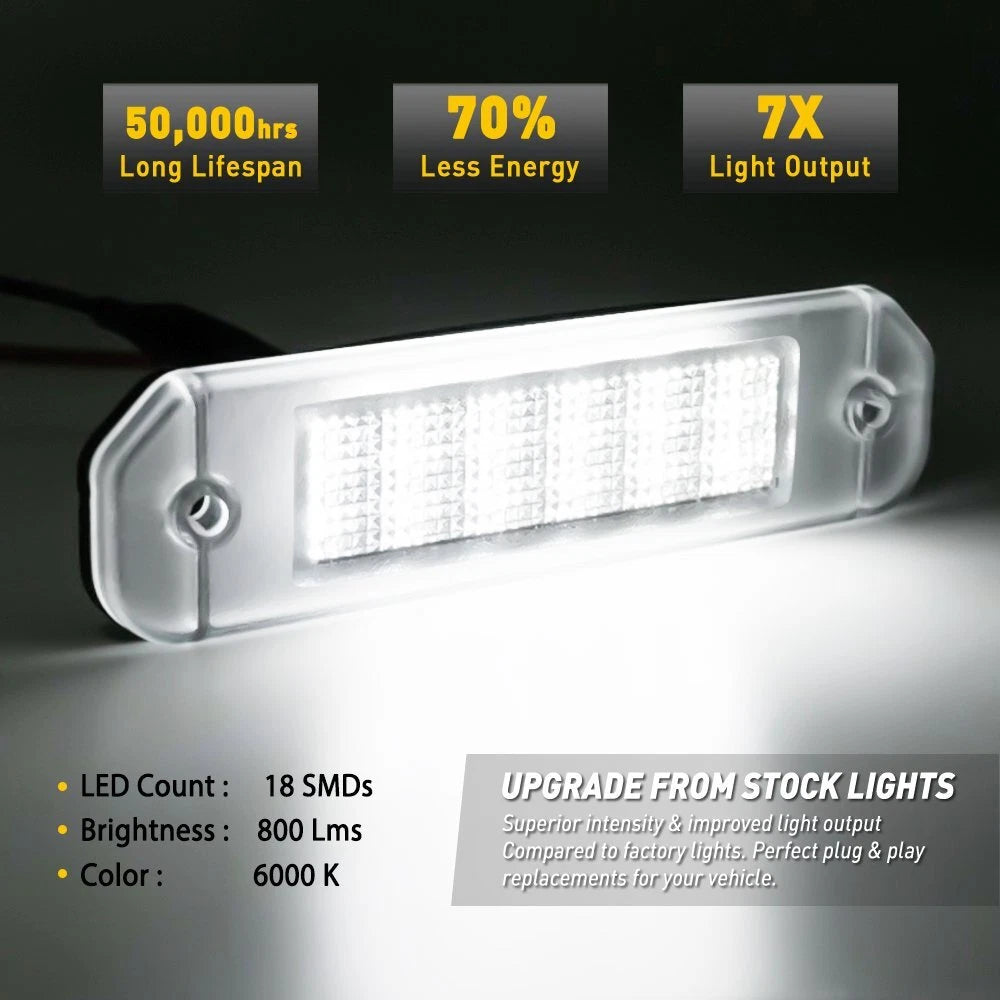 LED License Plate Lights for Civic Hatchback/Coupe (1992–2000)