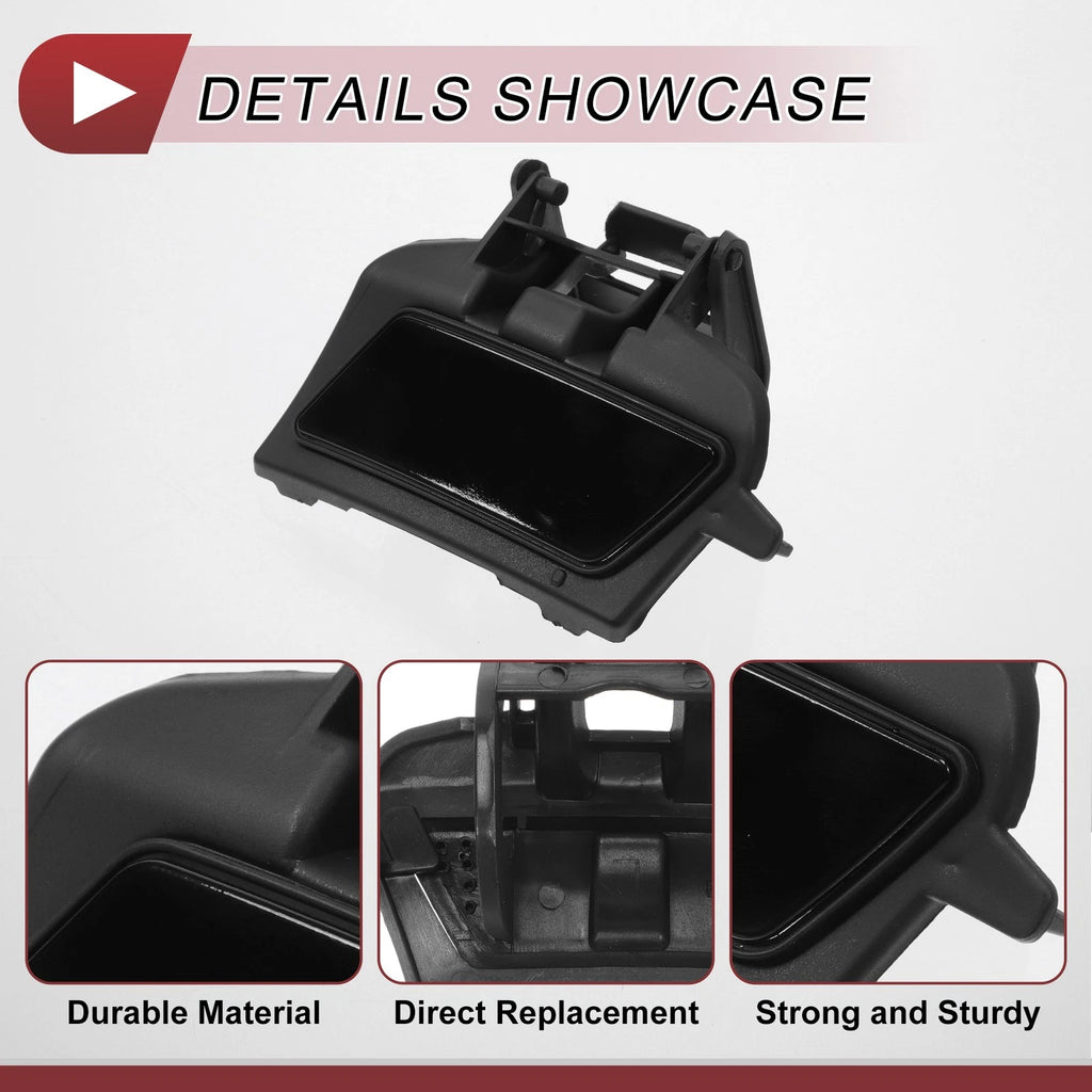 Front Left Washer Nozzle Cover Cap for Mercedes-Benz ML350 (2003–2011) Black