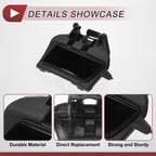 Front Left Washer Nozzle Cover Cap for Mercedes-Benz ML350 (2003–2011) Black
