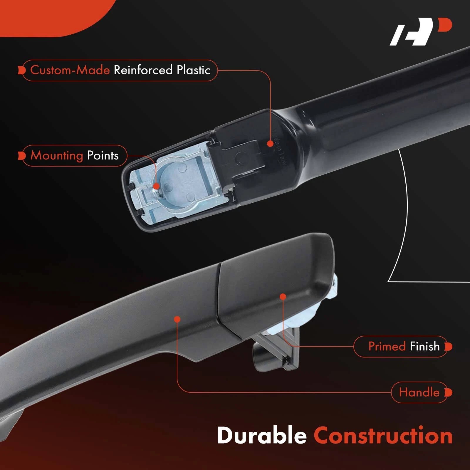 Front Right Exterior Door Handle for Nissan Frontier Xterra (2005–2013)