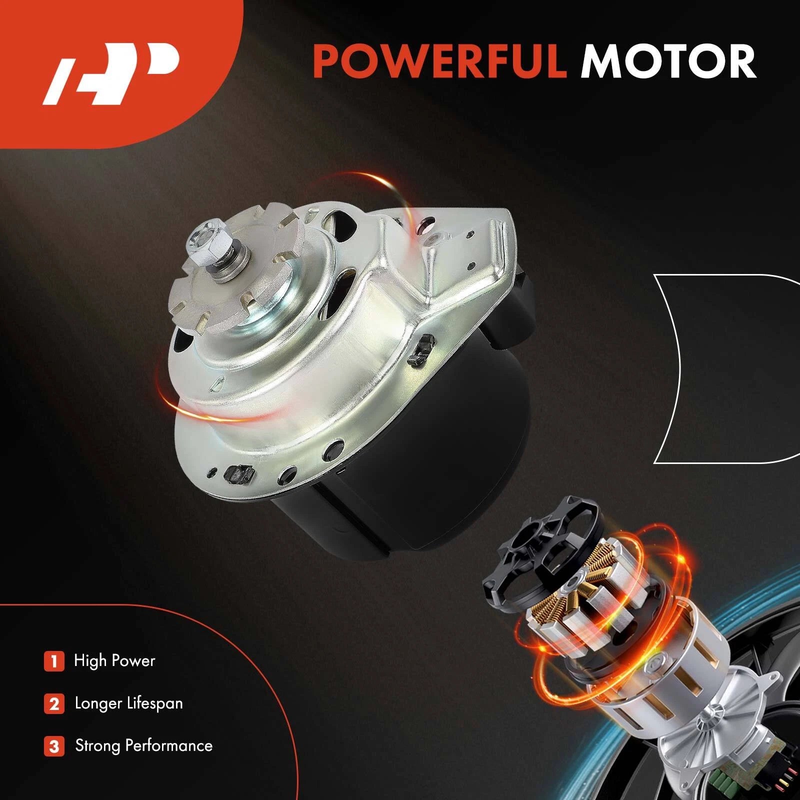 Cooling Fan Motor for Chevy Impala Buick Regal (2006-2008)