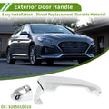 Exterior Door Handle for Hyundai Kia (No. 826501D010) Front Left Silver Tone