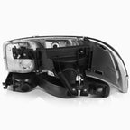Headlight Assembly for GMC Sierra 1500-3500 (1999-2006) Black Housing