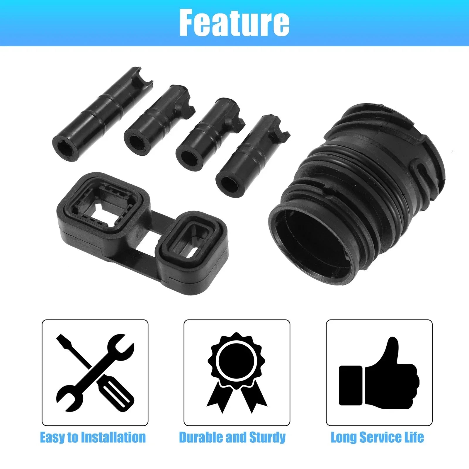Valve Body to Case Sleeve Seal Kit Mechatronic Kit for BMW X3