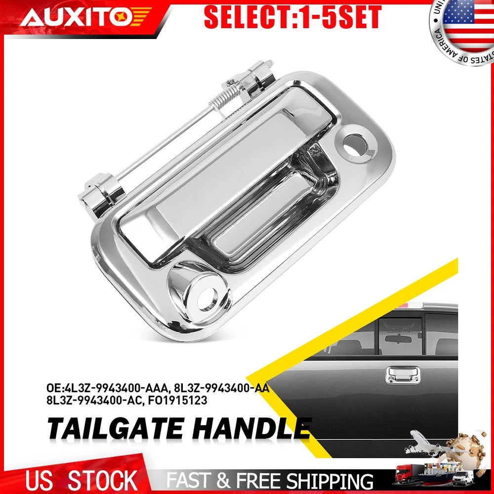 Chrome Rear Tailgate Handle for Ford F150 (2005–2014) & Lincoln Mark LT (2006–2008)