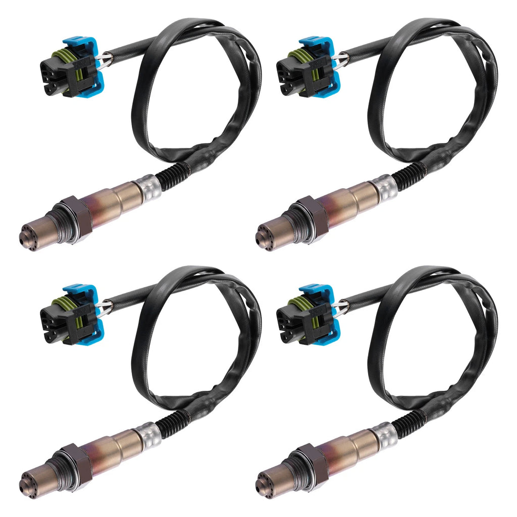 Set of 4 Oxygen O2 Sensors for Chevrolet Volt 1.4L, Equinox 3.6L (2011–2019)