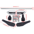 Chrome Spike Frame Slider Protector for Kawasaki ZX 10R (2006–2007)