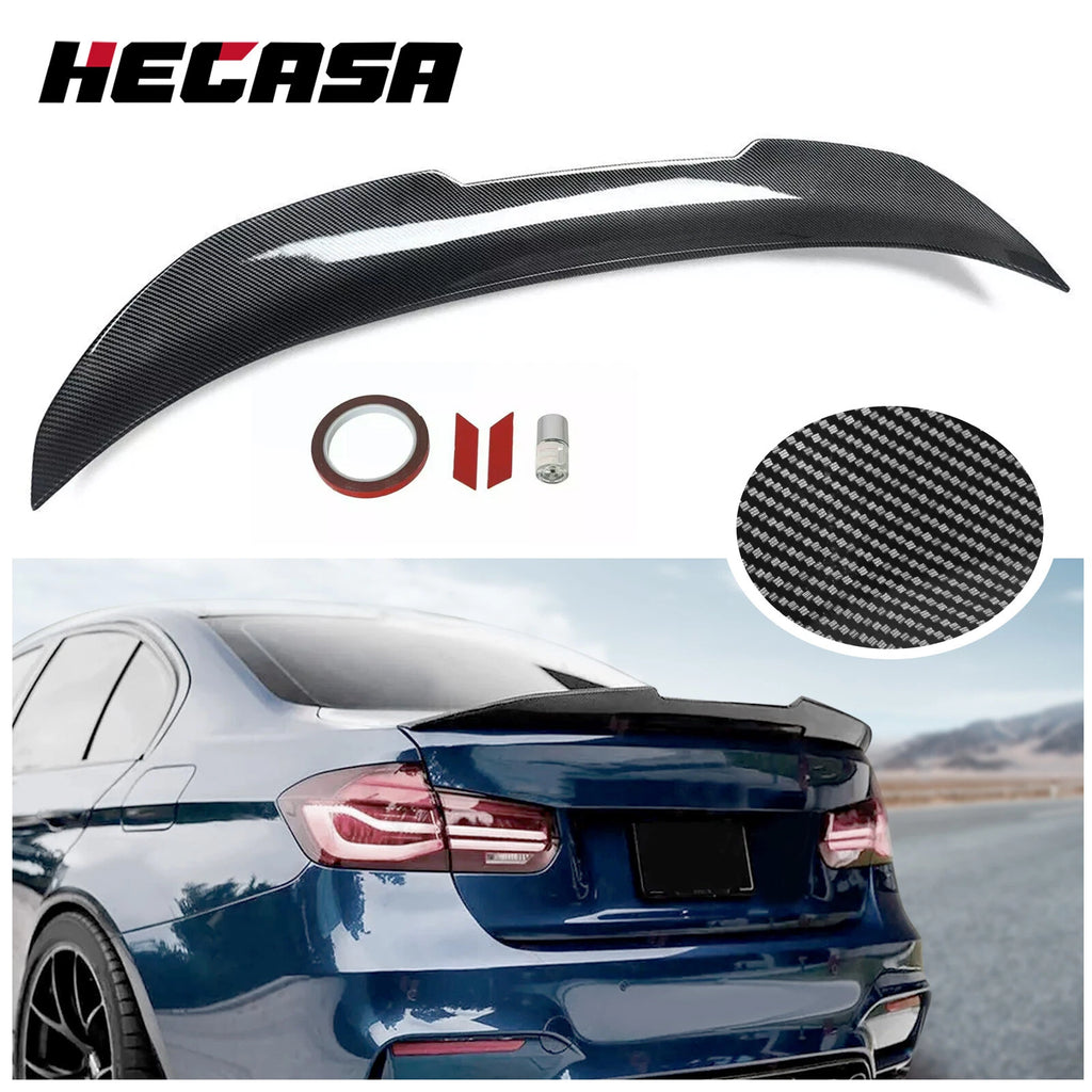 Carbon Fiber PSM Style Rear Trunk Spoiler for BMW F30 F80 335i 328i (2012–2018)