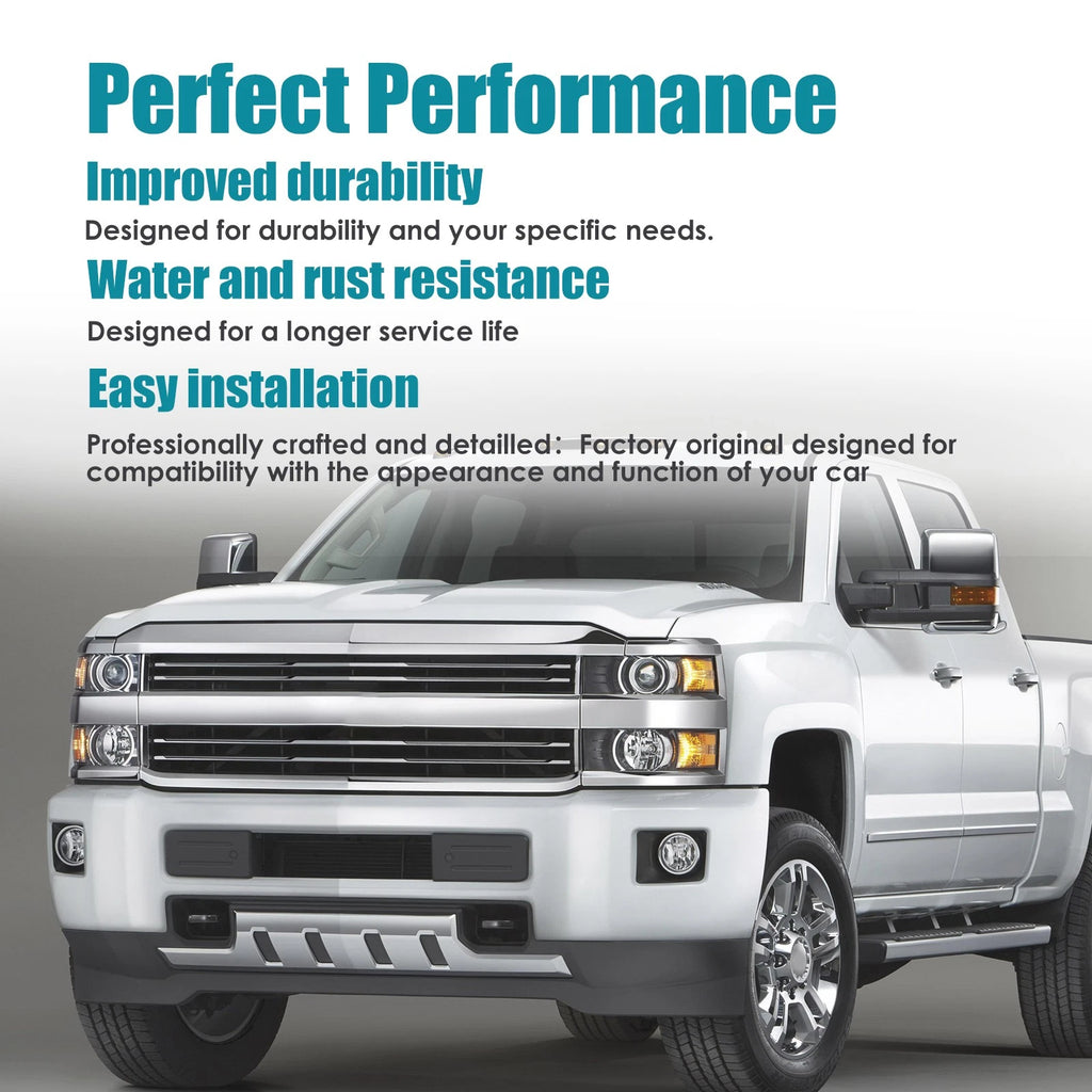 Chrome Steel Front Bumper Face Bar for Nissan Titan (2004–2015)