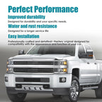 Chrome Steel Front Bumper Face Bar for Nissan Titan (2004–2015)