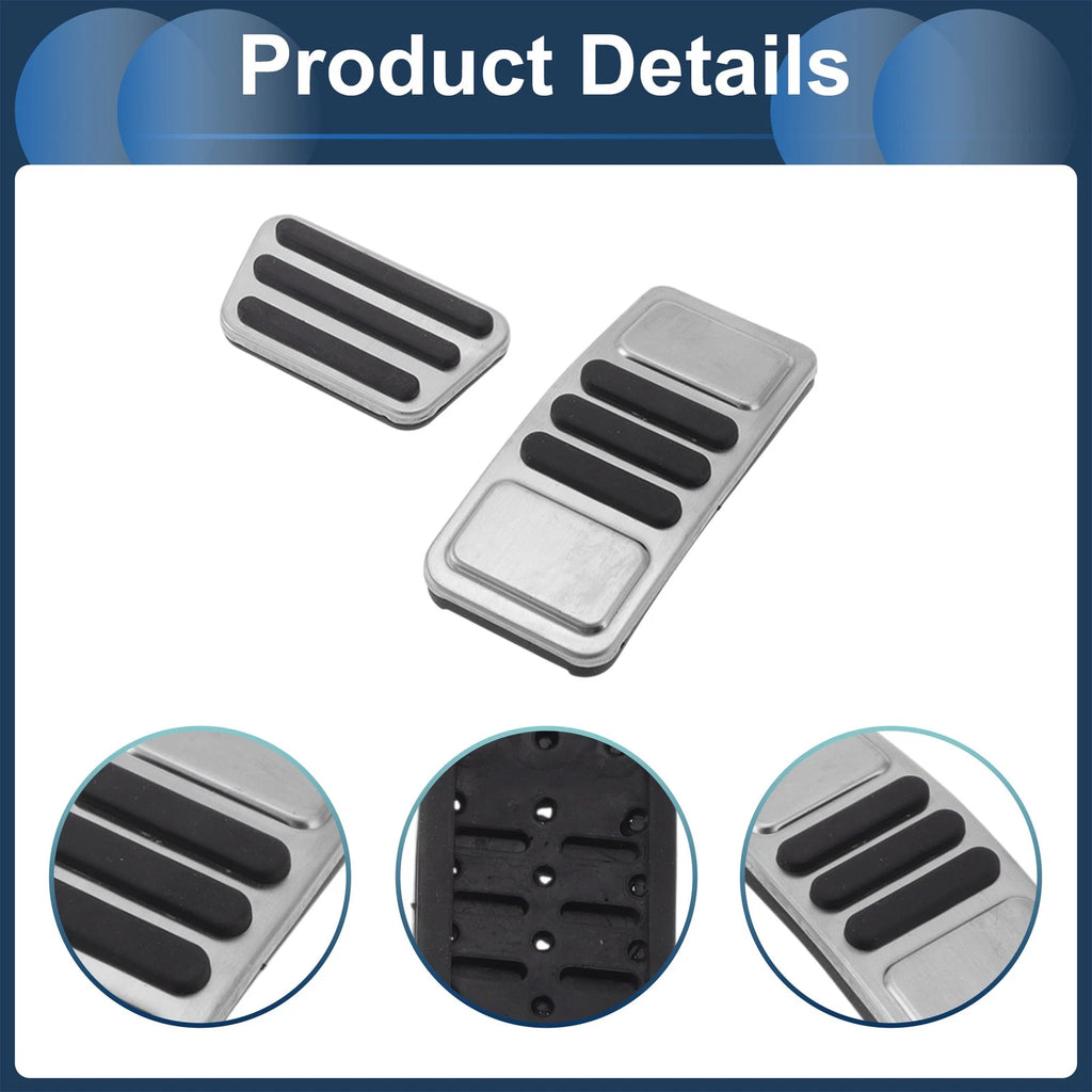 2Pcs Accelerator Pedal Covers for Ford Mustang MACH-E (2021–2023)