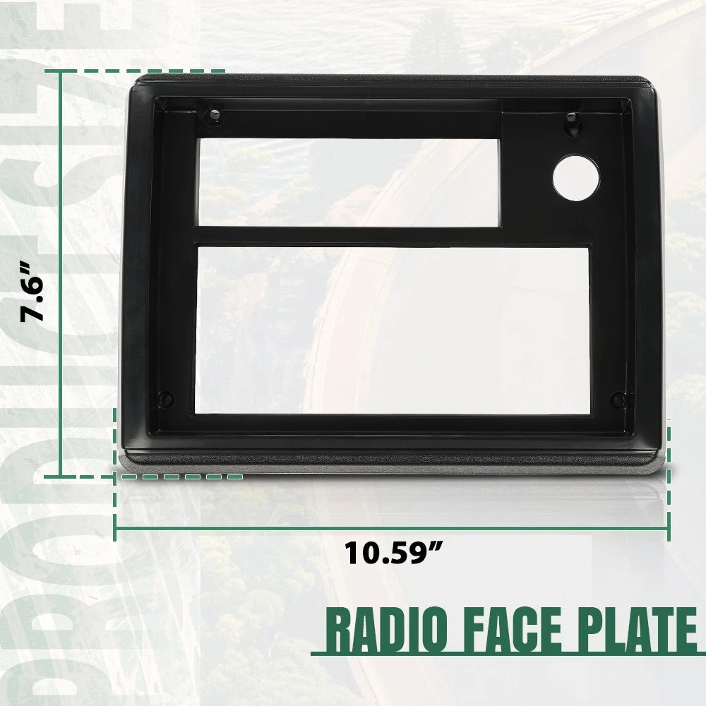 Radio Face Plate for Chevy El Camino, Monte Carlo, GMC Caballero (1981–1988)