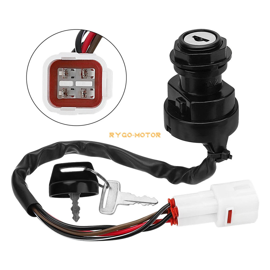 Ignition Key Switch for Yamaha Timberwolf 250 YFB250 YFB250FW (1994–2000)