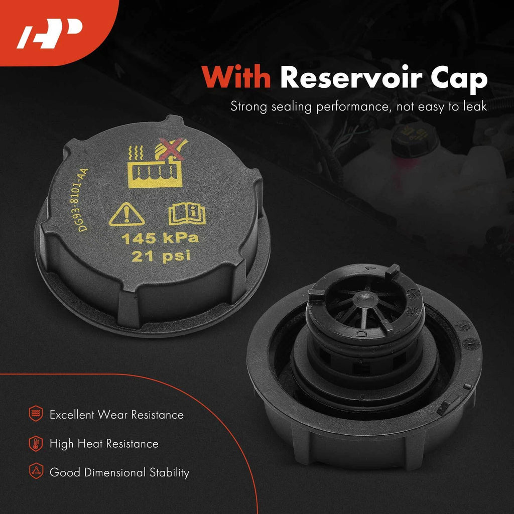 Engine Coolant Reservoir with Cap for Ford Escape (2017-2019)