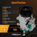 AC Air Conditioner Compressor for Kia Amanti/Magentis/Optima/Sorento (2004–2010)