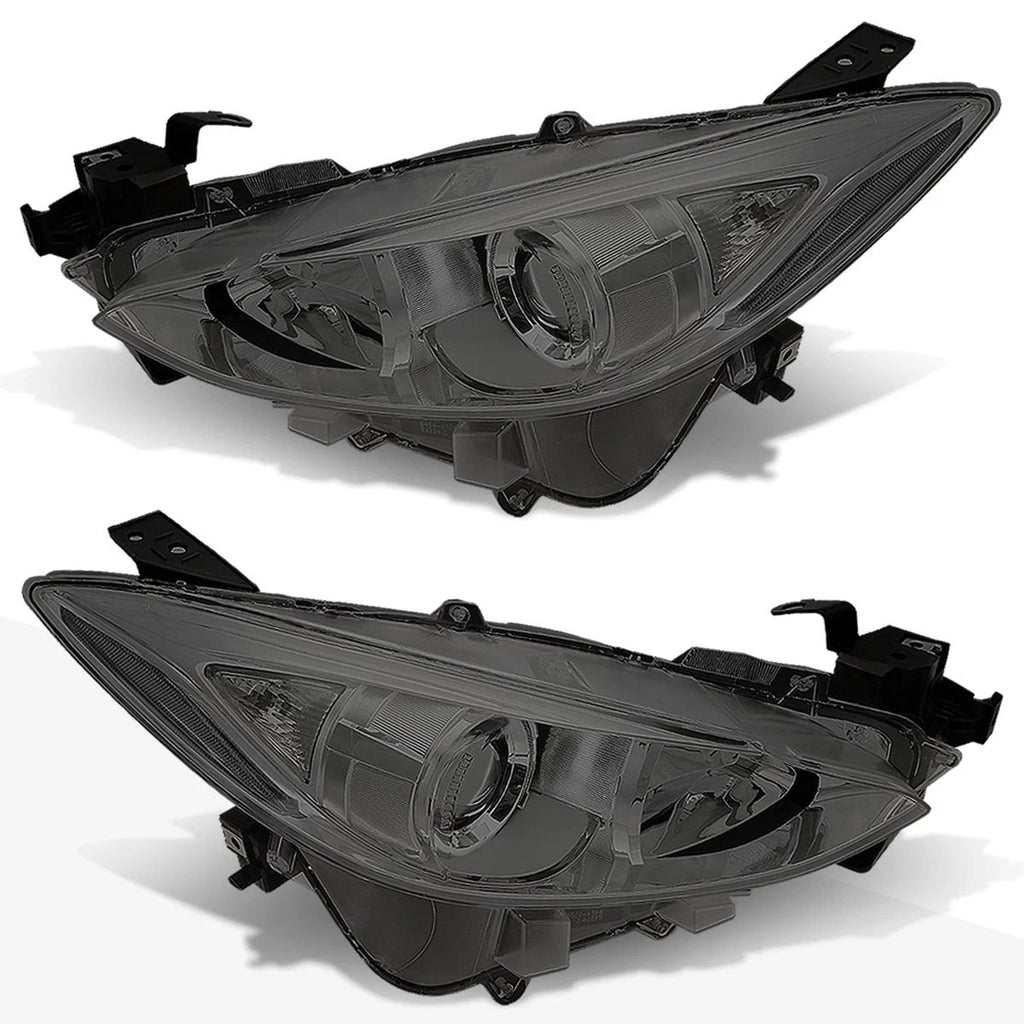 Projector Headlight for Mazda 3 (2014–2016) Smoked Lens Clear Corner