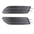 2X Front Bumper Fog Lamp Grille Cover for Audi A6 (2012–2015) 4G0807681 4G0807682