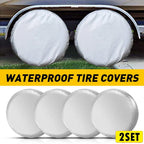 Set of 2 Waterproof Tire Covers for RV Trailer Camper (28")