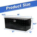 Aluminium Pickup Truck Tool Box Storage with Lock for Pickup Trucks