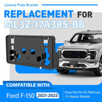 Front Bumper License Plate Bracket for Ford F-150 (2021–2023)