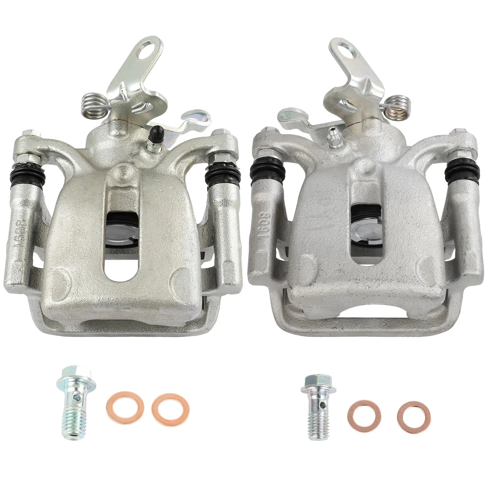 Set of 2 Rear Brake Calipers for Volkswagen GTI (2017–2018)