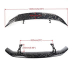 Universal Carbon Fiber Rear Wing Spoiler 53''
