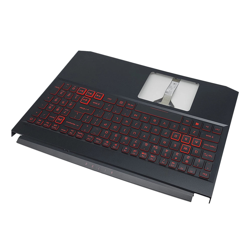 Palmrest for Acer Nitro 5 AN515-55 AN515-56 (2020–2021) Red Backlit 6B.QEXN2.001
