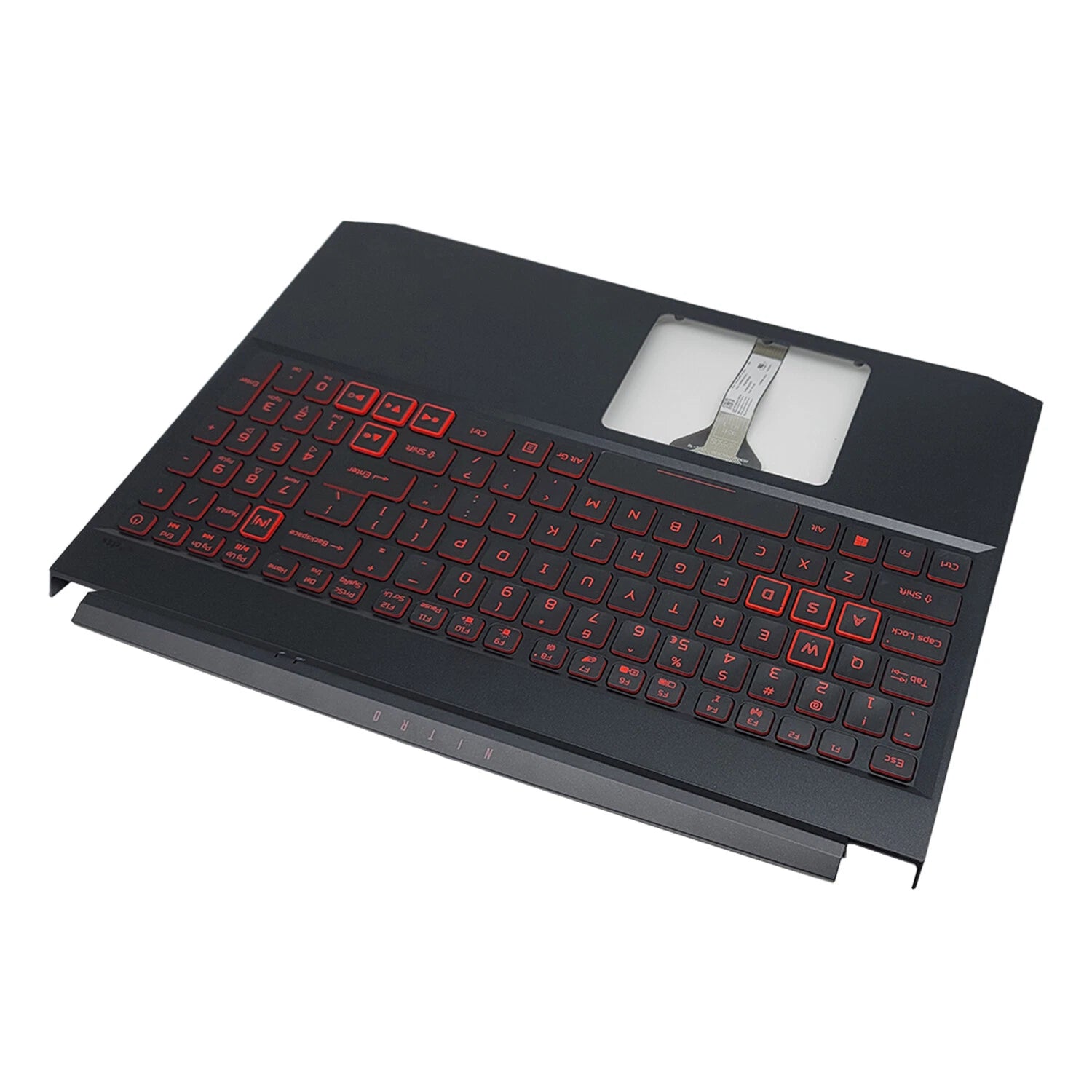 Palmrest for Acer Nitro 5 AN515-55 AN515-56 (2020–2021) Red Backlit 6B.QEXN2.001