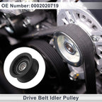 Drive Belt Idler Pulley for Mercedes-Benz S-Class (1999-2013) 1 x Pc