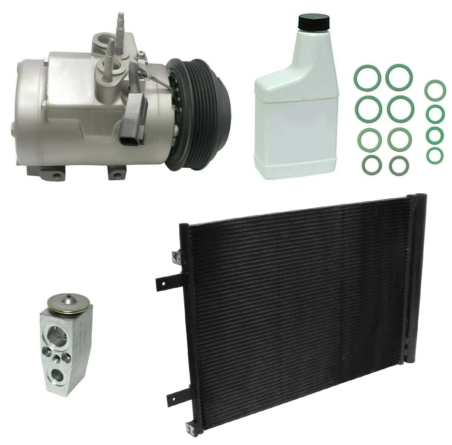 AC Compressor Kit Replacement with Condenser for Mitsubishi Fuso (2010–2022)