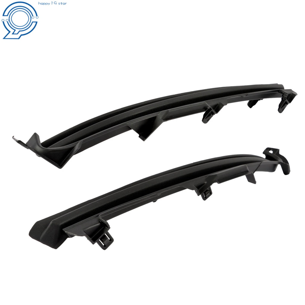 Pair Fog Light Covers for Mazda CX-9 (2016–2023) Black Plastic