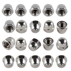 Set of 20 M101.25 Acorn Cap Cover Plug Nuts for Honda Kawasaki Yamaha