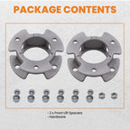 2.5" Front Leveling Lift Kit Strut Spacers for Ford Ranger (2019–2022)