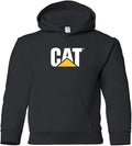 Toddler Hoodie Sweatshirt for Caterpillar Equipment (Black)